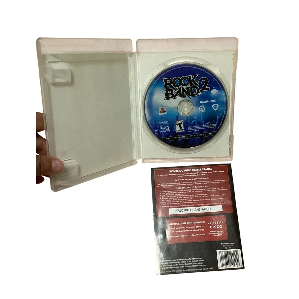 Rock Band 2 Sony PlayStation 3 PS3 Game CIB Complete EA Harmonix BLUS-30147